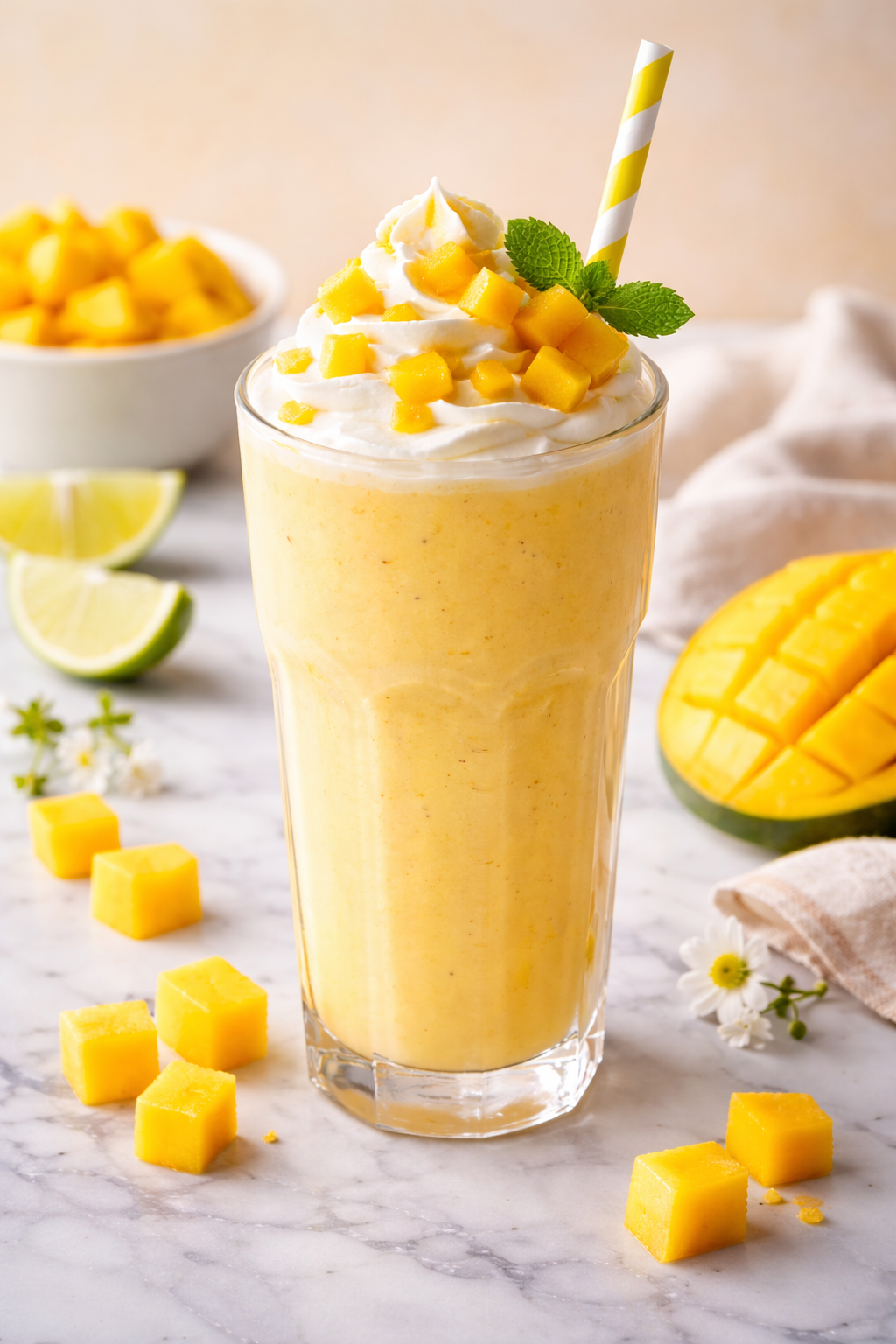 Mango shake at Sip Therapy Guwahati